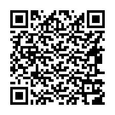 QR Code pour le numéro de téléphone +16467106450