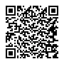 Codice QR per il numero di telefono +16467518432