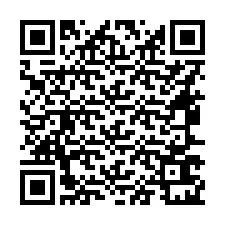 QR-koodi puhelinnumerolle +16467621340