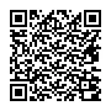 Kode QR untuk nomor Telepon +16472000002