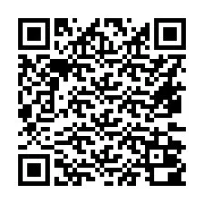 Código QR para número de teléfono +16472000009