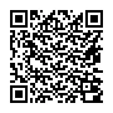 QR Code สำหรับหมายเลขโทรศัพท์ +16472000015