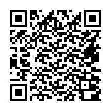 Código QR para número de teléfono +16472000037