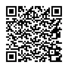 QR-код для номера телефона +16472000040