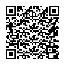 Código QR para número de teléfono +16472000051