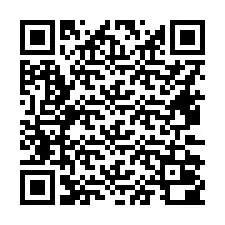 QR kód a telefonszámhoz +16472000052