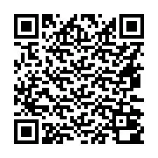 QR kód a telefonszámhoz +16472000054