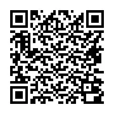 QR kód a telefonszámhoz +16472000056