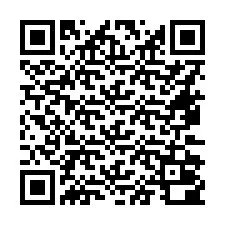 QR код за телефонен номер +16472000058