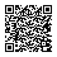 QR Code สำหรับหมายเลขโทรศัพท์ +16472000092