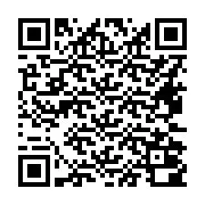 Código QR para número de teléfono +16472000122