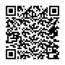 QR-koodi puhelinnumerolle +16472000137