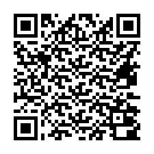 Codice QR per il numero di telefono +16472000143