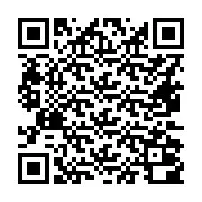 QR kód a telefonszámhoz +16472000146