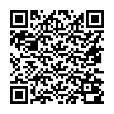 QR-koodi puhelinnumerolle +16472000148