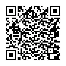 QR-код для номера телефона +16472000154