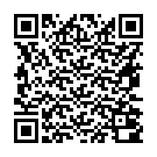 QR-код для номера телефона +16472000160