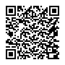 QR-kood telefoninumbri jaoks +16472000161