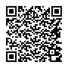 QR kód a telefonszámhoz +16472000166