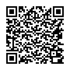 QR Code สำหรับหมายเลขโทรศัพท์ +16472000168