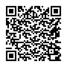 QR Code สำหรับหมายเลขโทรศัพท์ +16472000215