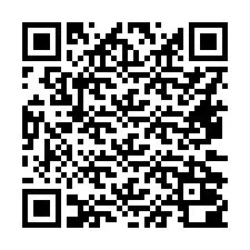 QR-Code für Telefonnummer +16472000216