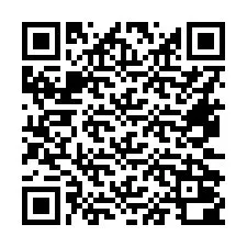 QR kód a telefonszámhoz +16472000233