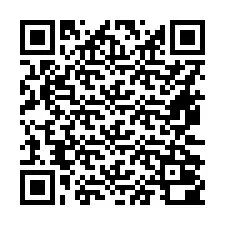 Kode QR untuk nomor Telepon +16472000275