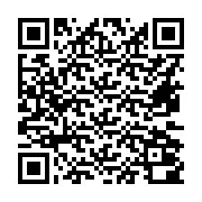 QR код за телефонен номер +16472000307