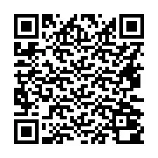 QR-kood telefoninumbri jaoks +16472000352