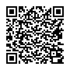 QR-koodi puhelinnumerolle +16472000416