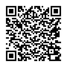 QR-koodi puhelinnumerolle +16472000418