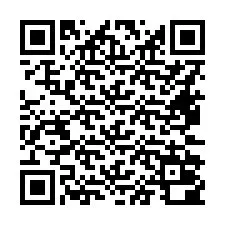 QR-koodi puhelinnumerolle +16472000426