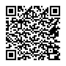 Codice QR per il numero di telefono +16472000427