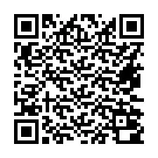 Codice QR per il numero di telefono +16472000437
