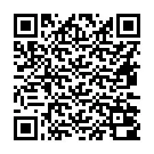 Código QR para número de teléfono +16472000444