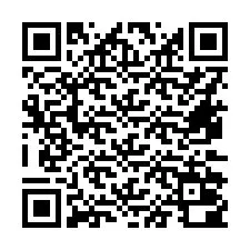 Código QR para número de teléfono +16472000447