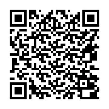 Código QR para número de teléfono +16472000450