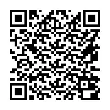 QR kód a telefonszámhoz +16472000451