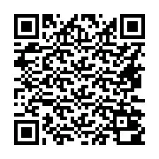 QR kód a telefonszámhoz +16472000456