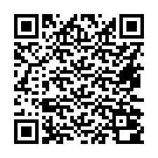 Código QR para número de telefone +16472000467