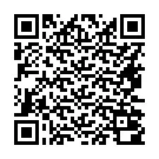 QR-код для номера телефона +16472000472