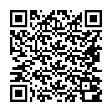 QR Code สำหรับหมายเลขโทรศัพท์ +16472000476