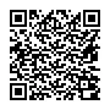 Kode QR untuk nomor Telepon +16472000485