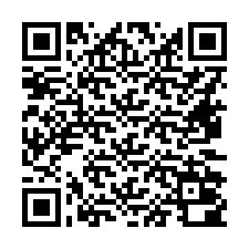 Código QR para número de telefone +16472000486