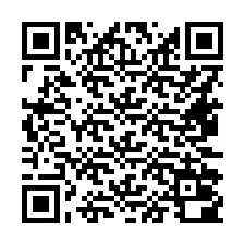 QR-code voor telefoonnummer +16472000496