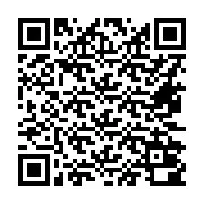 QR-Code für Telefonnummer +16472000497