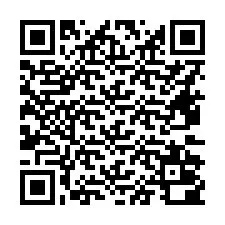 QR-code voor telefoonnummer +16472000502