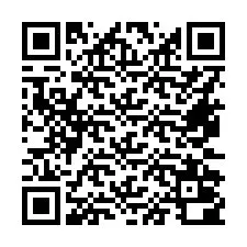 QR код за телефонен номер +16472000537