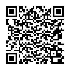 Código QR para número de teléfono +16472000541